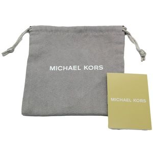 5x Michael Kors Grey Velvet Dust Storage Pouch for Jewelry and Watch